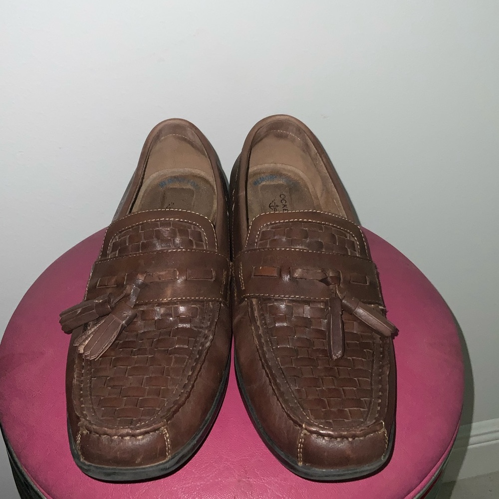 Dockers Woven Tassel Loafers in Rich Brown